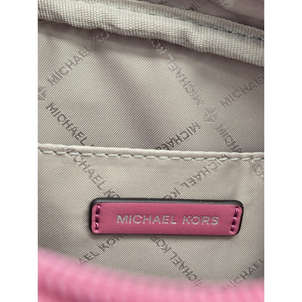 Michael Kors Maeve Large Signature Crossbody Bag - Rose Wild Berry - Excellent - Picture 9 of 15